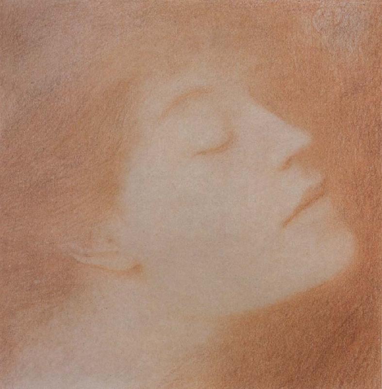 Fernand Khnopff Head of a Woman Sweden oil painting art